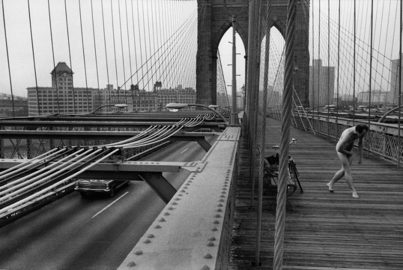 USA. New York City. 1969.
Brooklyn Bridge.